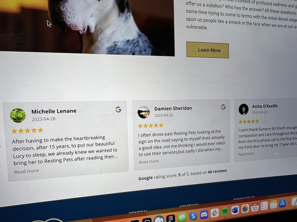 Fyrefli_dev's tweet image. 𝗚𝗼𝗼𝗴𝗹𝗲 𝗥𝗲𝘃𝗶𝗲𝘄𝘀 ⭐️⭐️⭐️⭐️⭐️

One fantastic way to drive your #SEO and customer assurance is to ask for reviews. It helps to have as many as you can and will not only deliver a higher ranking but also could help sway a customer to using your service. 
#WebAdvice