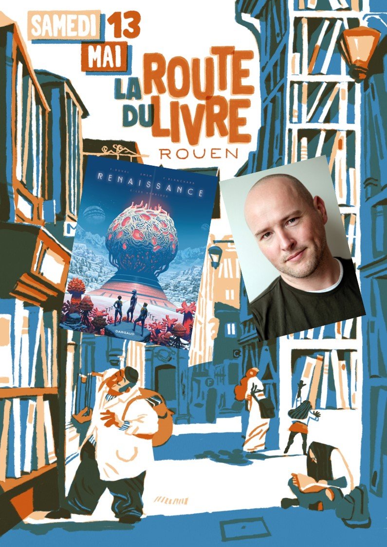 BdFunambules's tweet photo. Samedi 13 Mai à l'occasion de la route du livre, Funambules reçoit Emem ! De 15hà 18h ! @Rouen @EditionsDargaud https://t.co/QY4Fnjrxzm