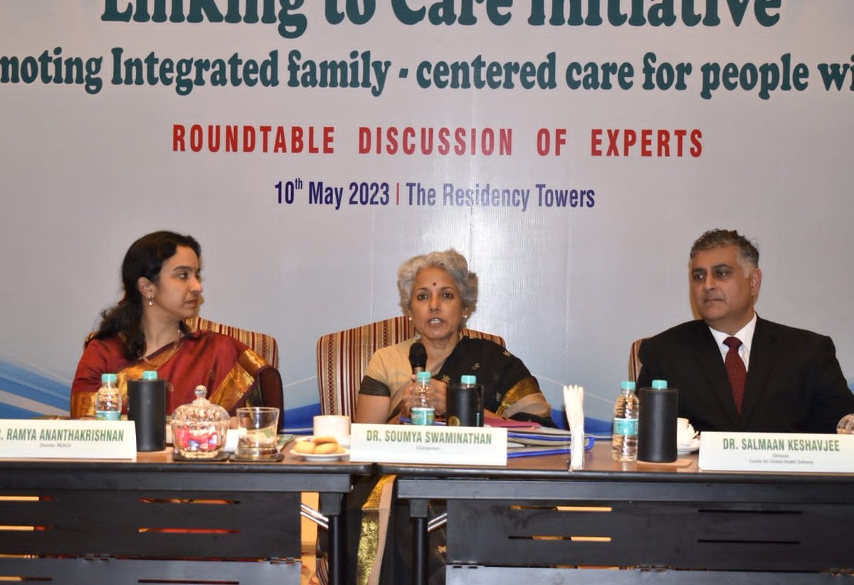 'Every individual has multiple health problems, physical and mental. We need to reorient our health systems to offer holistic health care & earn the trust of patients & their families' - @doctorsoumya. @s_keshavjee @AdvanceAandD @NTEP_TamilNadu @BBhoodooSmith @TbDivision @NHM_TN