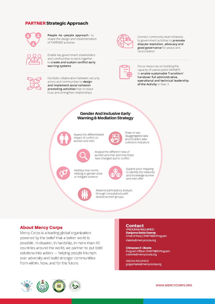 WANEPNigeria's tweet photo. PARTNER Program Fact Sheet (Peace Action for Rapid and Transformative Nigerian Early Response)...building effective EWER systems through collaborative efforts #USAID #PARTNER #WANEPNigeria #MCN #PPBA #IPCR #KSPC https://t.co/Chvg8lEI9E