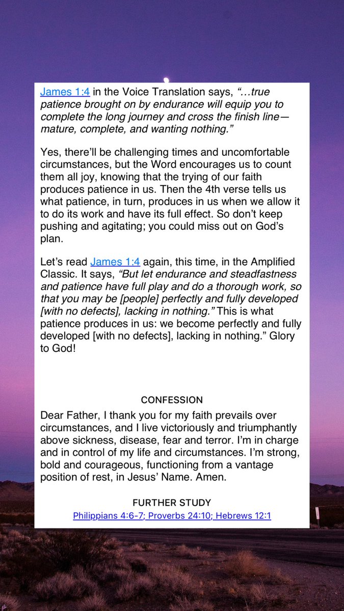 Have you ever prayed for something and wanted God to change things immediately #instantgratification ?👀
We’ve all been there, but sometimes patience is required.

God doesn't want us to panic; instead He wants us to express our faith and trust in His timing.

#RhapsodyMay10