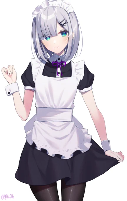 ぶいすぽメイド再掲～ #すぅあーと #一ノ瀬の絵 #メイドの日
