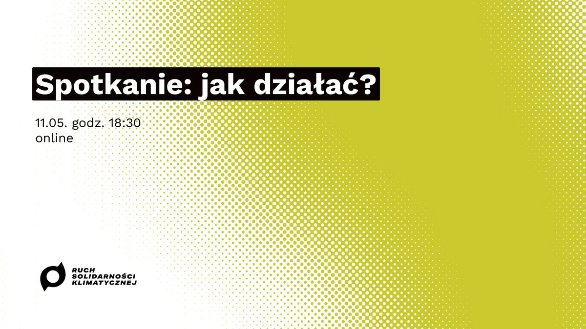 Ruch Solidarności Klimatycznej tweet media
