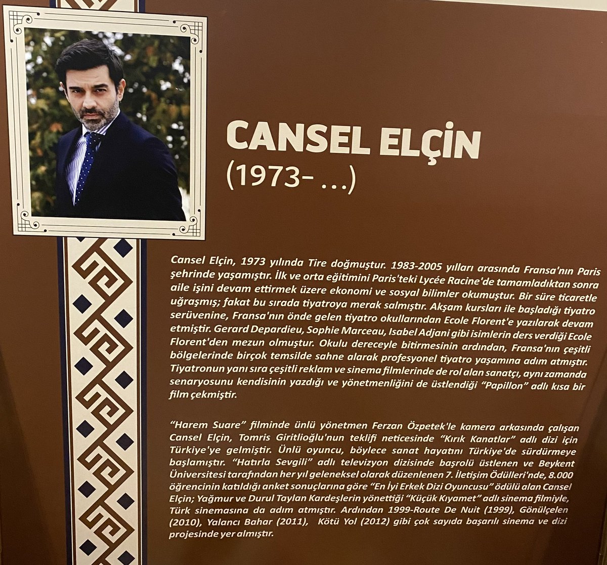 <a href="/cansellelcin/">Cansel Elçin</a> Tire Kent Müzesi Cansel Elçin köşesi ❤️ #canselelçin #tire #tirekentmüzesi #kırıkkanatlar #hatırlasevgili #gönülçelen #yalancıbahar #papillon #kötüyol #paris #fransa 
 instagram.com/p/CsDvn4GIuiY/…
