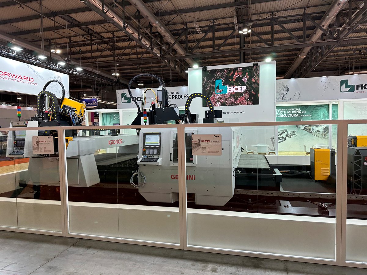FicepG's tweet photo. Erster Tag der Lamiera (Blechmesse) in Mailand.

#Ficep #Bleche #Messe https://t.co/mGLstKsn40