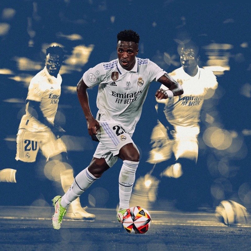 TheAthletic's tweet photo. Many have tried and failed to stop Vinicius Junior. Several defenders describe what it is like to face him