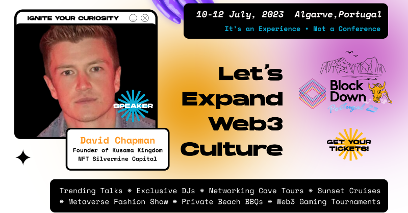 BlockDownConf's tweet photo. 📢 @1xKBL will take the stage as a speaker at #BlockDown23! The founder of @KusamaKingdom and @TeddyDaoNFT has a huge knowledge of #Web3 culture and will bring in a lot of value as a speaker!

See you soon, David!