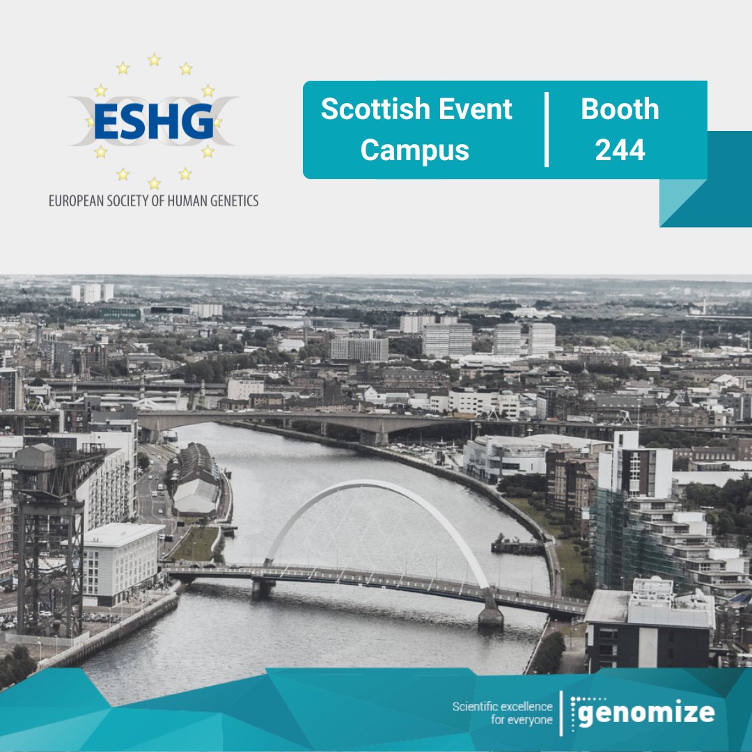 🙌 Just 1 month to go! We are thrilled about attending ESHG 2023 in Glasgow, June 10-14.

🧬 As a dynamic and fast-growing bioinformatics company, we can't wait to showcase our innovative solutions and connect with the brightest minds at #ESHG2023.

#humangenetics #bioinformatics