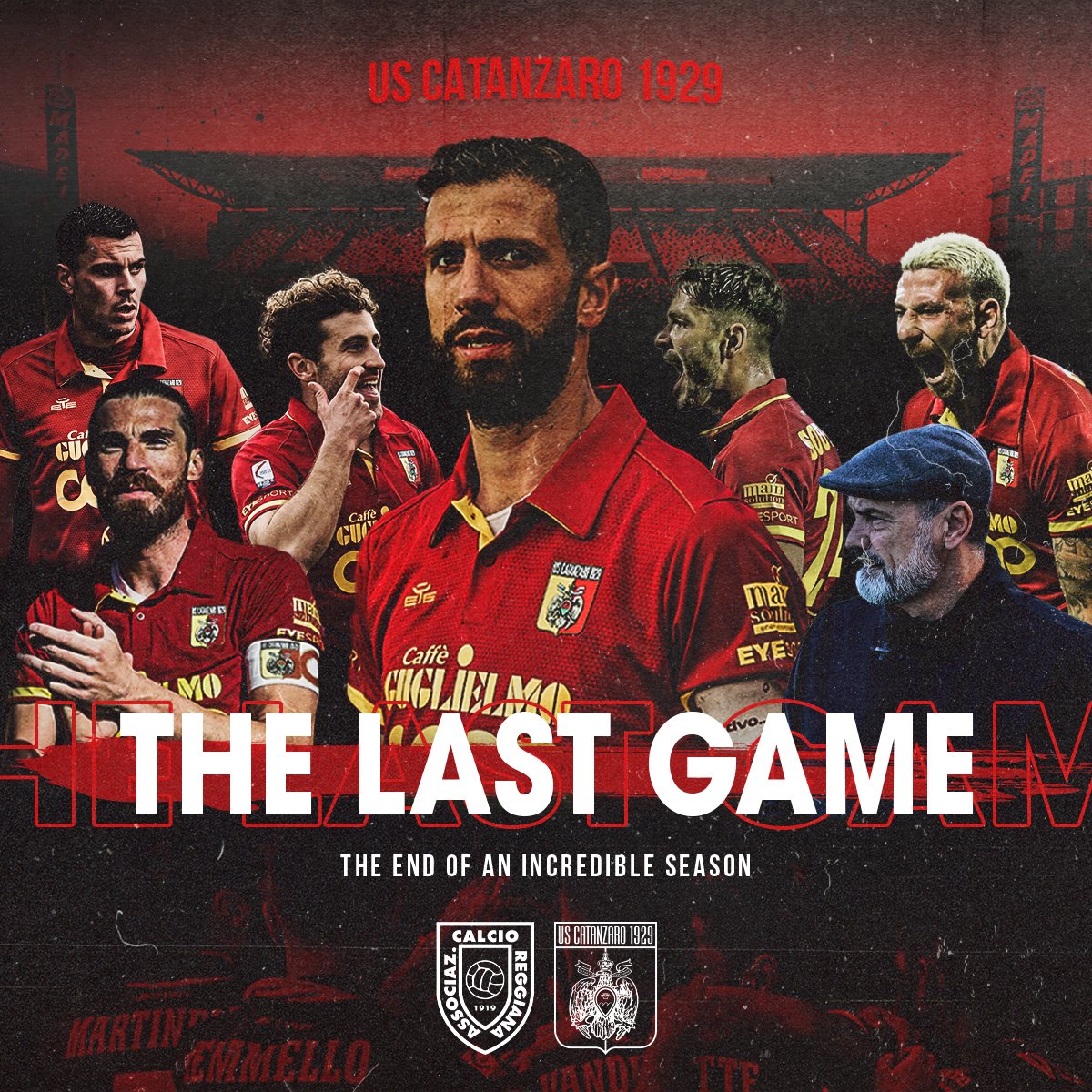 ⚔ 𝐈𝐓'𝐒 𝐌𝐀𝐓𝐂𝐇 𝐃𝐀𝐘! ⚔

 L'ultimo episodio di una stagione fantastica! 

🎬  Regia dell'U.S. Catanzaro  

📺 Prima visione alle 18:30  

#AvantiAquile 🟡🔴
