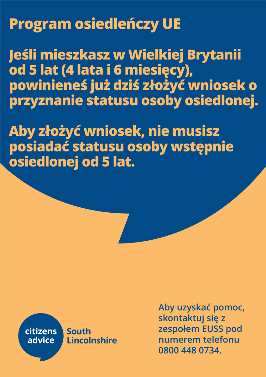 If you need any assistance with applying to the EU Settlement Scheme, please contact 0344 847 6128 #SettlementScheme #EU #eusettlement #EuCitizen #EUChildRights #polish