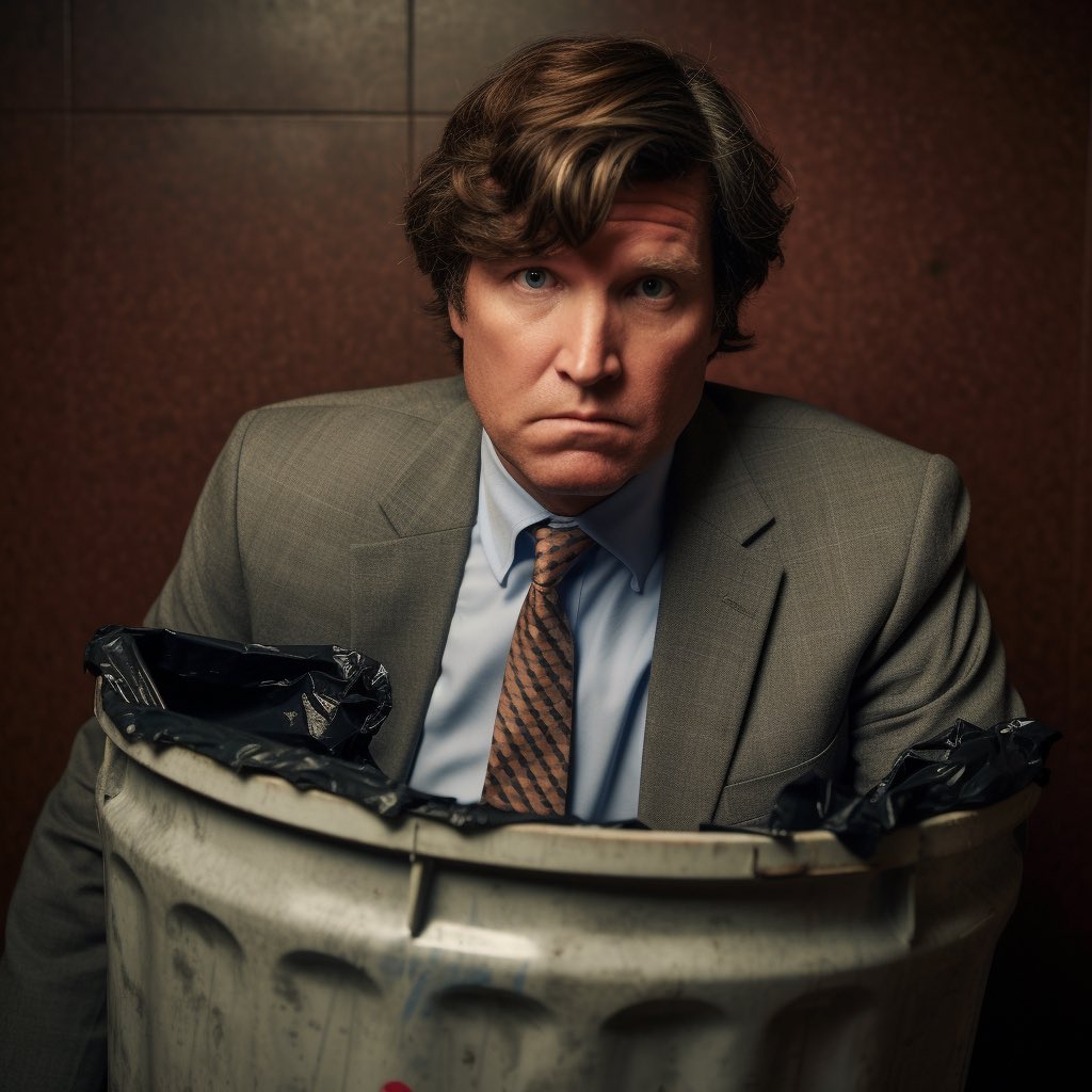 DavidRempel7's tweet photo. @TuckerCarlson Hey Tucker, glad we have free speech - and AI art! ☺️ https://t.co/fWHatObSaz