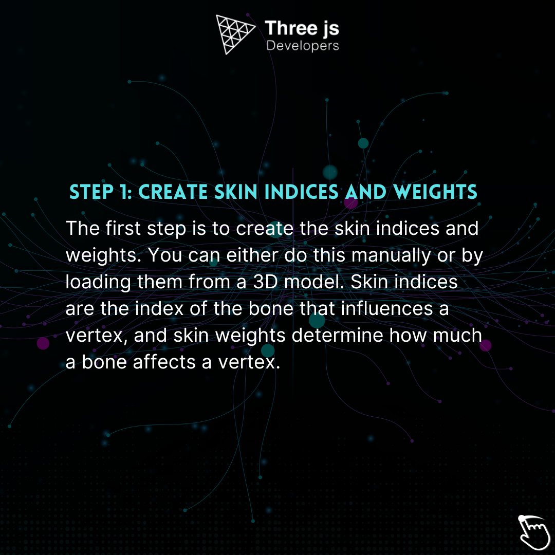 threejsdev1's tweet photo. Looking for a new challenge in 3D animation?
Learn how to use #SkinnedMesh and #Skeleton objects to create advanced #3Dmodel animations in #threejs with this quick guide!
#Threejs #SkinnedMesh #animationtutorial https://t.co/mF4dFnfgwK