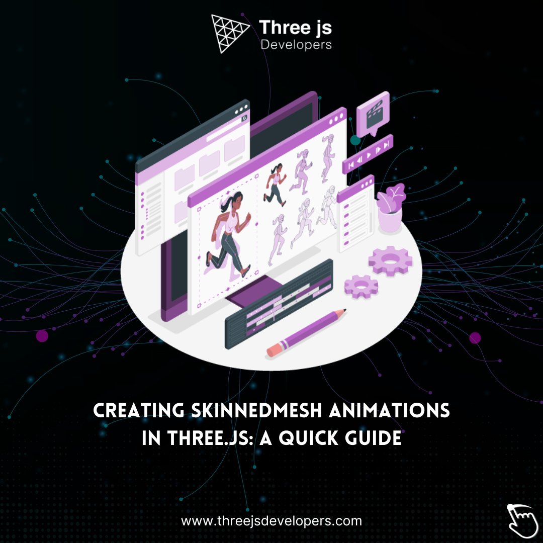 threejsdev1's tweet photo. Looking for a new challenge in 3D animation?
Learn how to use #SkinnedMesh and #Skeleton objects to create advanced #3Dmodel animations in #threejs with this quick guide!
#Threejs #SkinnedMesh #animationtutorial https://t.co/mF4dFnfgwK