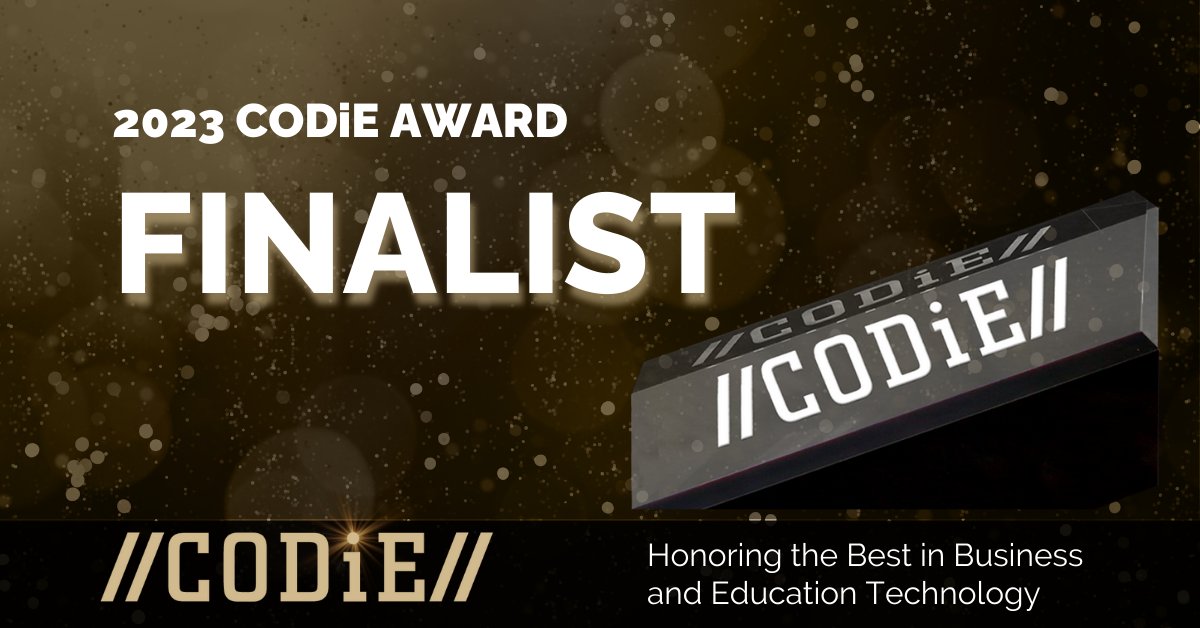 We are thrilled to announce we've been named a #CODiEAwards Finalist in the Best Ed Tech Company to Watch category! 🎉 

Fingers crossed for the win 🤞

#EdTech @CODiEAwards