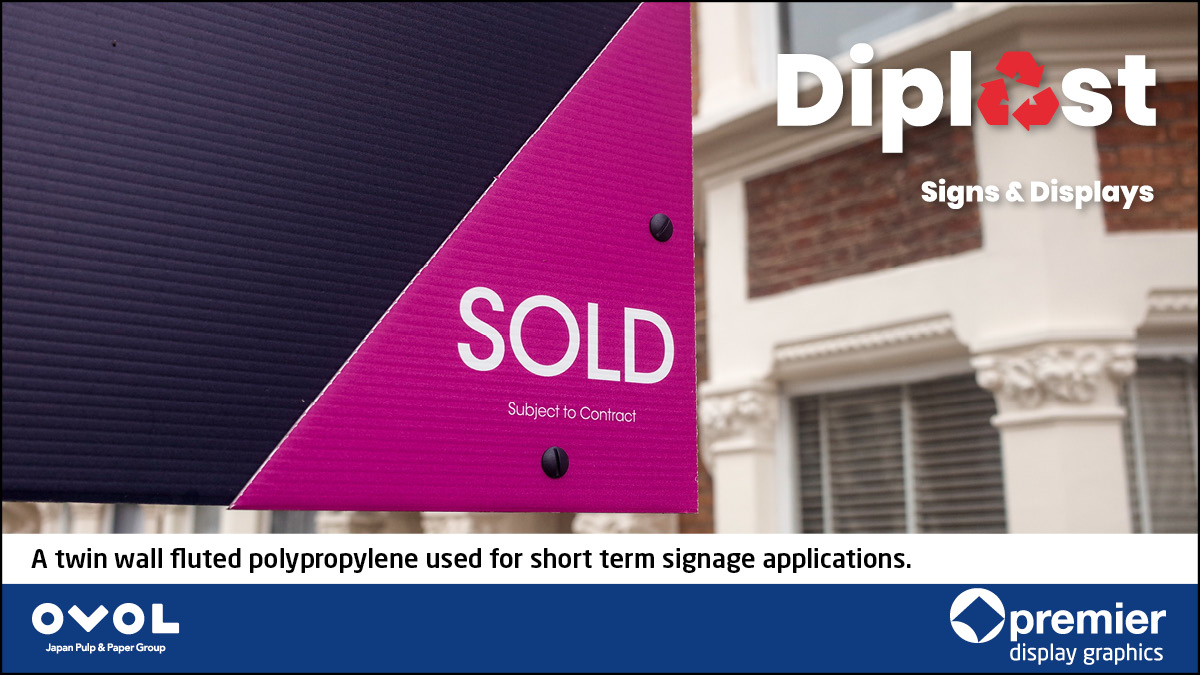 PremierPaperUK's tweet image. Diplast Fluted Polypropylene is the recyclable and durable answer to all your short term signage needs!

With bespoke sizes, colours, thicknesses, anti-static
and excellent printability. 

To find out more info contact your local Premier branch or visit paper.co.uk