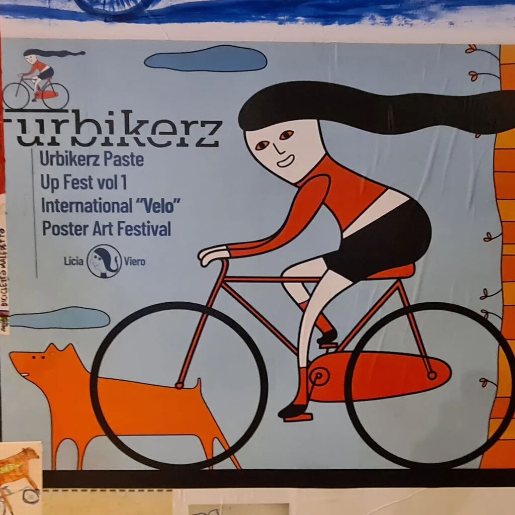 @liciaviero è una delle newentry della seconda tappa di Urbikerz Paste Up Fest @bartali___ anche se in realtà ci aveva spedito il suo bellissimo lavoro già per la prima tappa della CicloUFOofficinA del CSOA Forte Prenestino e se non sapete di che cosa st… instagr.am/p/CsDvzYsN6eJ/