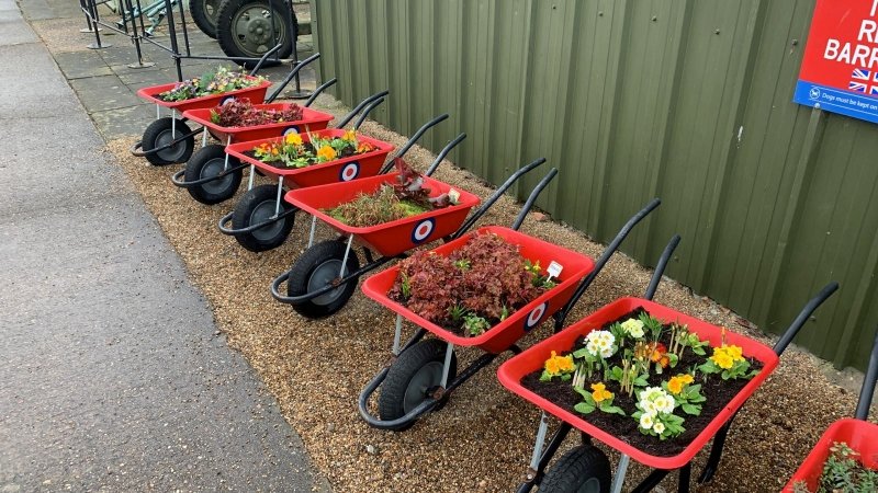 NewarkAirMus's tweet photo. On Saturday the #NAMRedBarrows will be providing a 'remote static' display on our #GatewayAviationSite to the 'team' performing at the @NottsCountyShow & for the @RAFBBMF flypast!
We're open as normal but access routes will be busy!
https://t.co/tz3hmblWYl https://t.co/Y69iV159sP