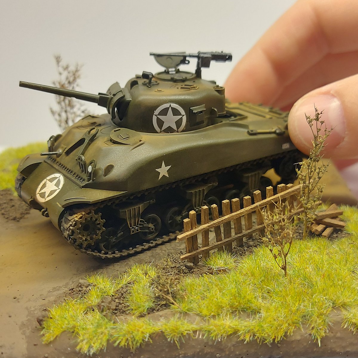 How to make a diorama base for a tank in 1/72 scale - step by step tutorial! youtu.be/knRsY9vED3I