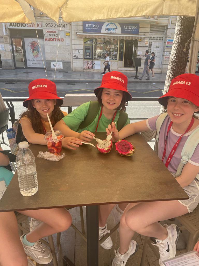 StJohnPaulGCC's tweet photo. Fun at the food market, trying new food and practising speaking Spanish. 🇪🇸 https://t.co/apnnUsw7PE