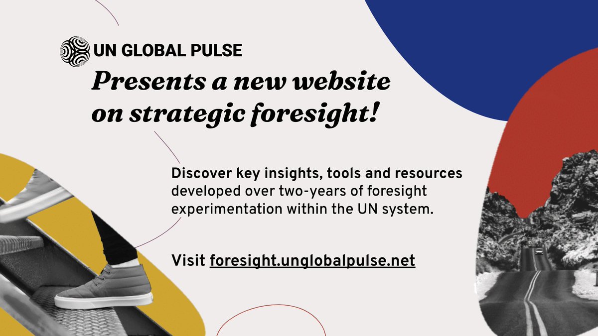 🌍 We believe that thinking about the long-term consequences of our actions is a shared responsibility for our planet and the future generations. Our new website offers tools, games, and methods to ease you into your foresight journey. 
Join us here:🔗foresight.unglobalpulse.net