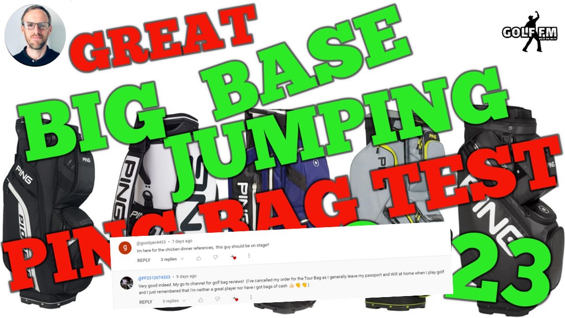 New Ping Golf Bag Review, it's hilarious apparently.  But even if you don't find it funny, it's informative at least.
youtu.be/O_qQb1pNsdw