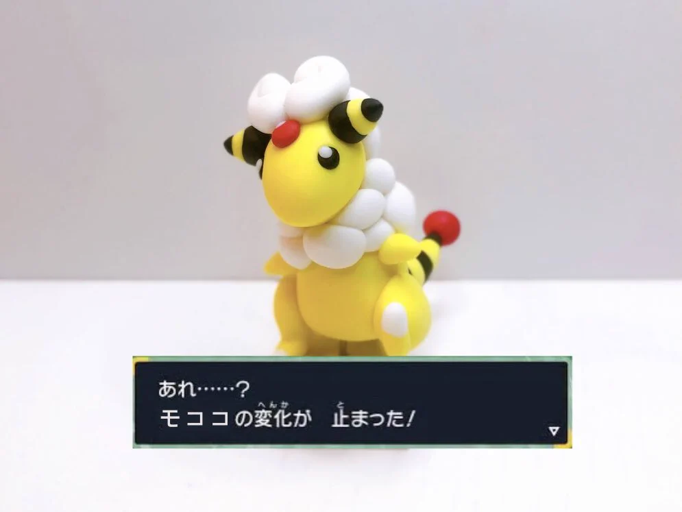 進化の途中でキャンセルされたポケモン姿を粘土で表現！