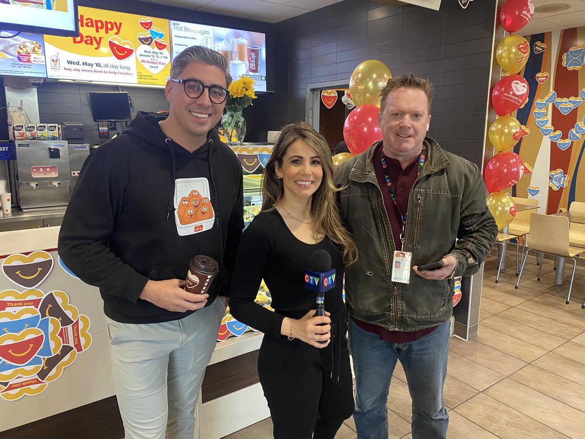 We’re live from @McDonaldsCanada on Mumford Rd. in Halifax for #McHappyDay. Hope you can tune in throughout @CTVMorningAtl for all the fun!! @CarlPomeroyCTV