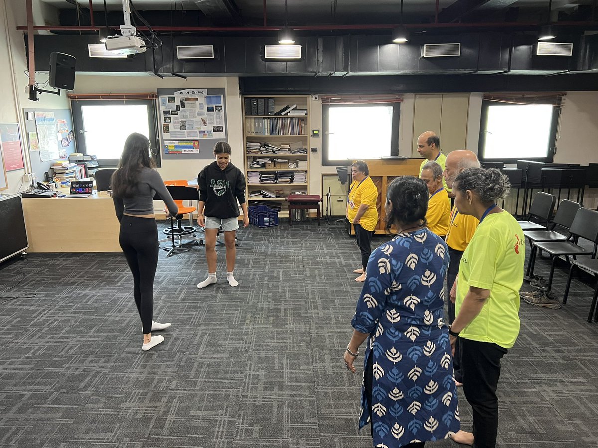 msneidmusic's tweet photo. Living our mission and core values in general music class! #asbindia students are teaching music to local NGO members and everyone is loving it! #asbms #musiced #NGO #communityservice https://t.co/lNC2QXHQfz