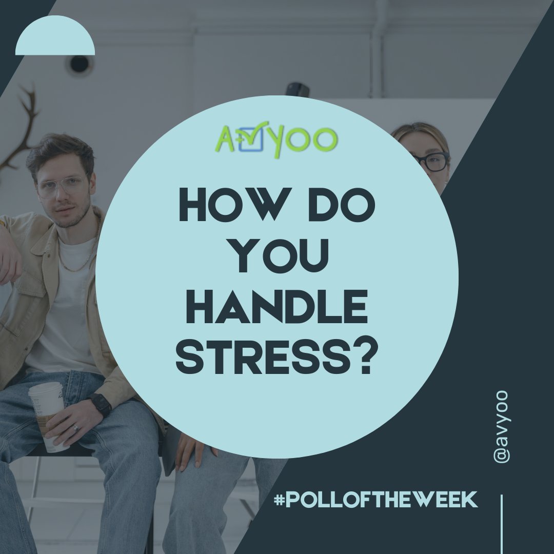 #polloftheweek
How do you handle stress? 👇👇
avyoo.com/share/1380?sha…

#avyyo #poll #neom #survey #questionsandanswers #opinions #workplace #workplaceculture #workbalance #lifebalance #stress #stressrelief #meditation