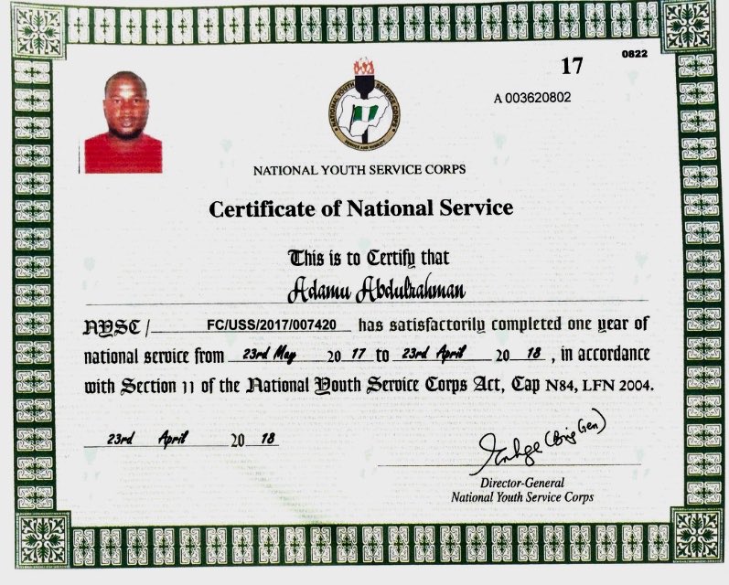 88bullz's tweet photo. “Youths obey the clarion call,
Let us lift our nation high,
Under the sun or in the rain,
With dedication and selflessness,
Nigeria is ours, Nigeria we serve.”

Happy 50th Anniversary!! @nysc_ng 🇳🇬😇💪🏾

#NYSCat50 #Platoon2 #2018Battalion 🍾 https://t.co/rpZP10Gm0J