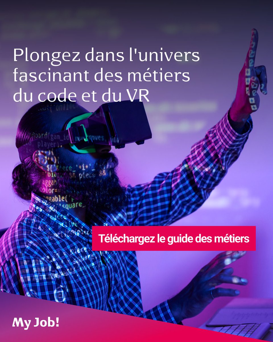 CodingEsieeIT's tweet image. Envie de révolutionner le monde grâce au code et à la réalité virtuelle ? Découvrez les carrières qui vous propulseront vers l'innovation. Téléchargez notre guide des métiers du code informatique. 👇
esiee-it.fr/fr/le-guide-de…
#codingfactory #metiers #coding #codeinformatique #VR