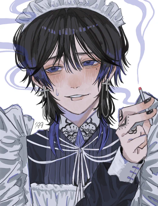  #メイドの日 #イラスト