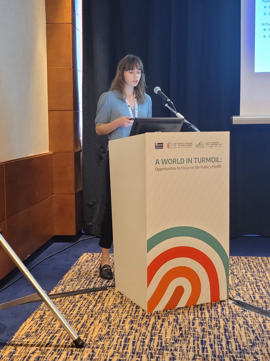 RESHAPElab's tweet photo. Félicitation à Marion Delvallée pour sa première participation à la 17th World Congress on Public Health à Rome où elle a présenté son étude réalisée en collaboration avec notre laboratoire et les Hospices Civils de Lyon.
@CHUdeLyon #WCPH2023 #WorldinTurmoil #healthliteracy https://t.co/Z5KQtddFYh