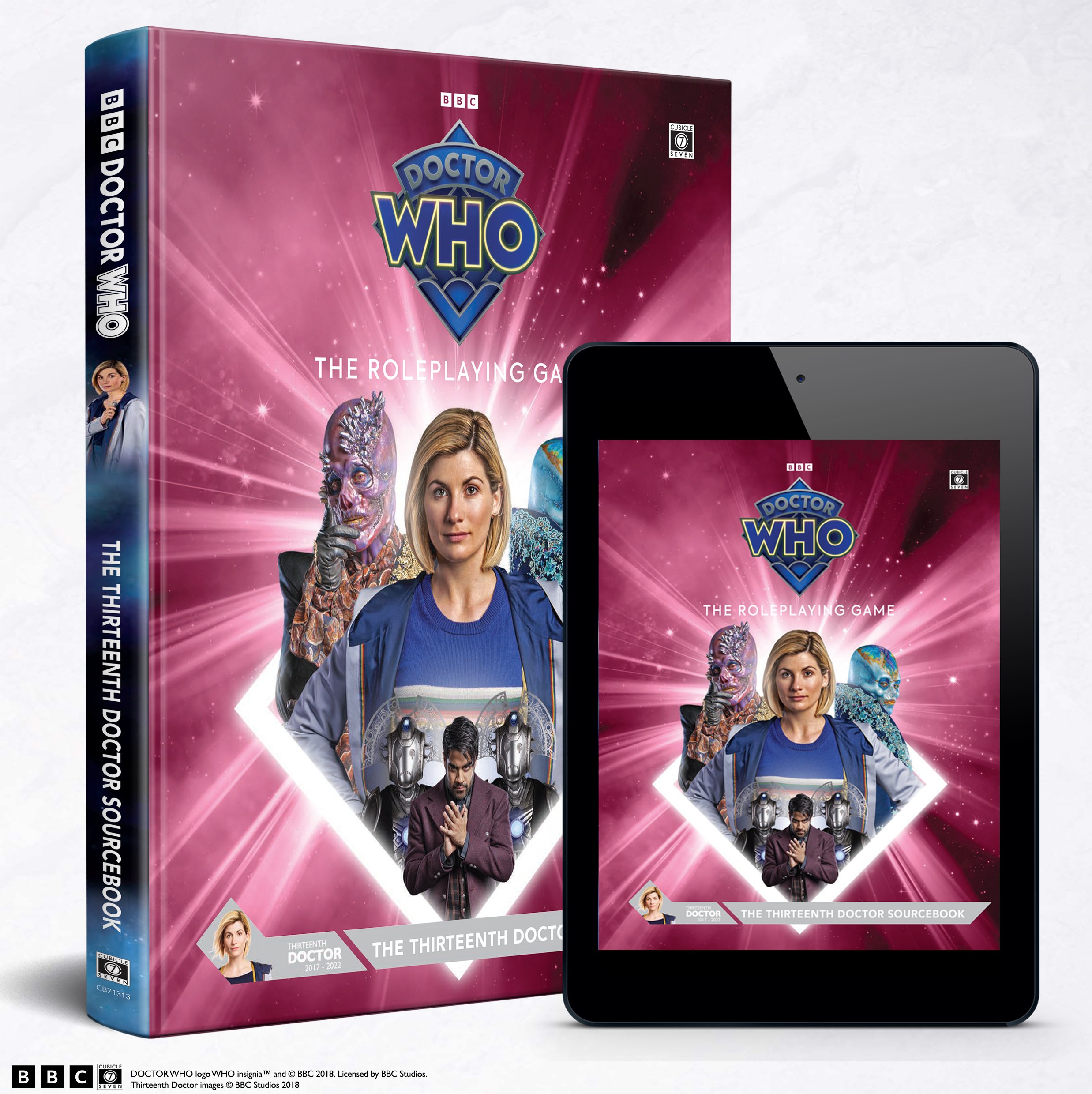 Cubicle 7 on X: "Today we are delighted to announce that Doctor Who: The  Roleplaying Game - The Thirteenth Doctor Sourcebook is now available to  pre-order! Pre-order the physical: https://t.co/isMpfKk2TV Pick up
