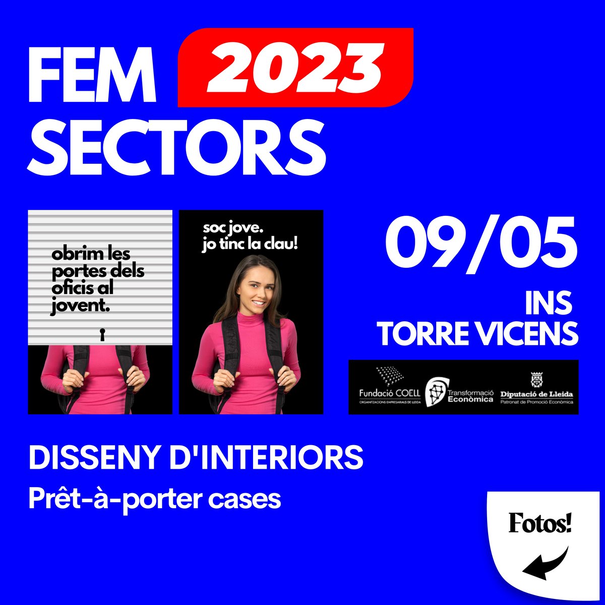 Avui us deixem amb unes imatges de l'alumnat de l'<a href="/TorreVicens/">Institut Torre Vicens</a> visitant l'empresa Prêt-à-Porter Cases.🤩 Des del Fem Sectors continuem ajudant els joves a crear el seu camí professional.👏