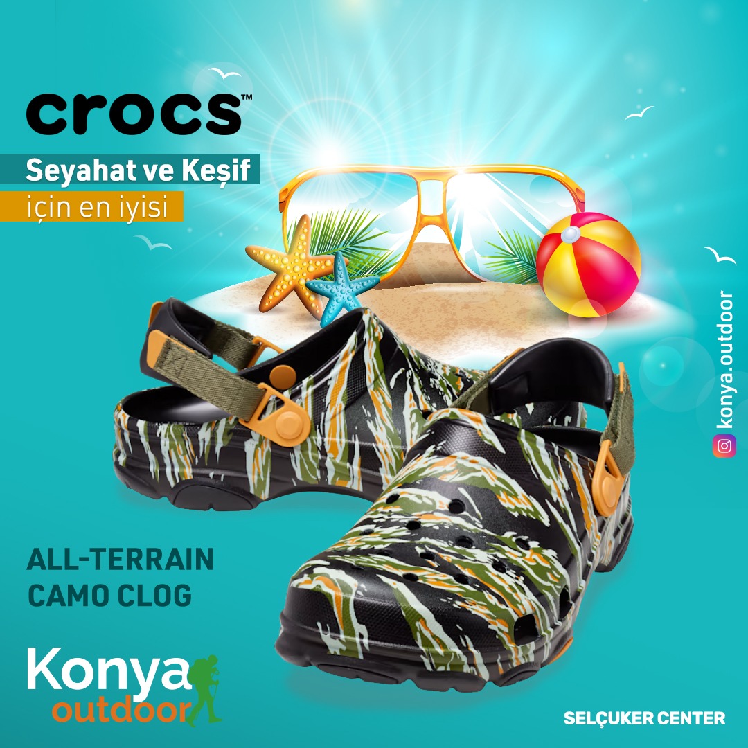 CROCS™ ALL-TERRAIN CAMO CLOG

#konya #selçukercenter #selçuklu #konyastadyumu #konyaoutdoor #outdoor #m1realavm