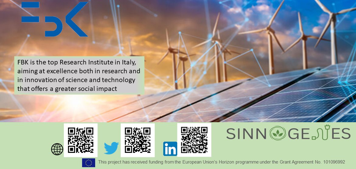 sinnogenes's tweet photo. @FBK_research main contribution to @sinnogenes project will be the reduction of regulatory barriers and exploration of market compliance requirements for energy storage technologies. https://t.co/Afbj04CxmW