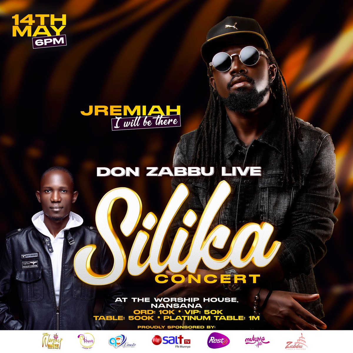I officially invite you all this Sunday the 14th of May to my brothers concert <a href="/DonZabbu/">Don Zabbu</a> tittled Silika ,let’s all come and support!