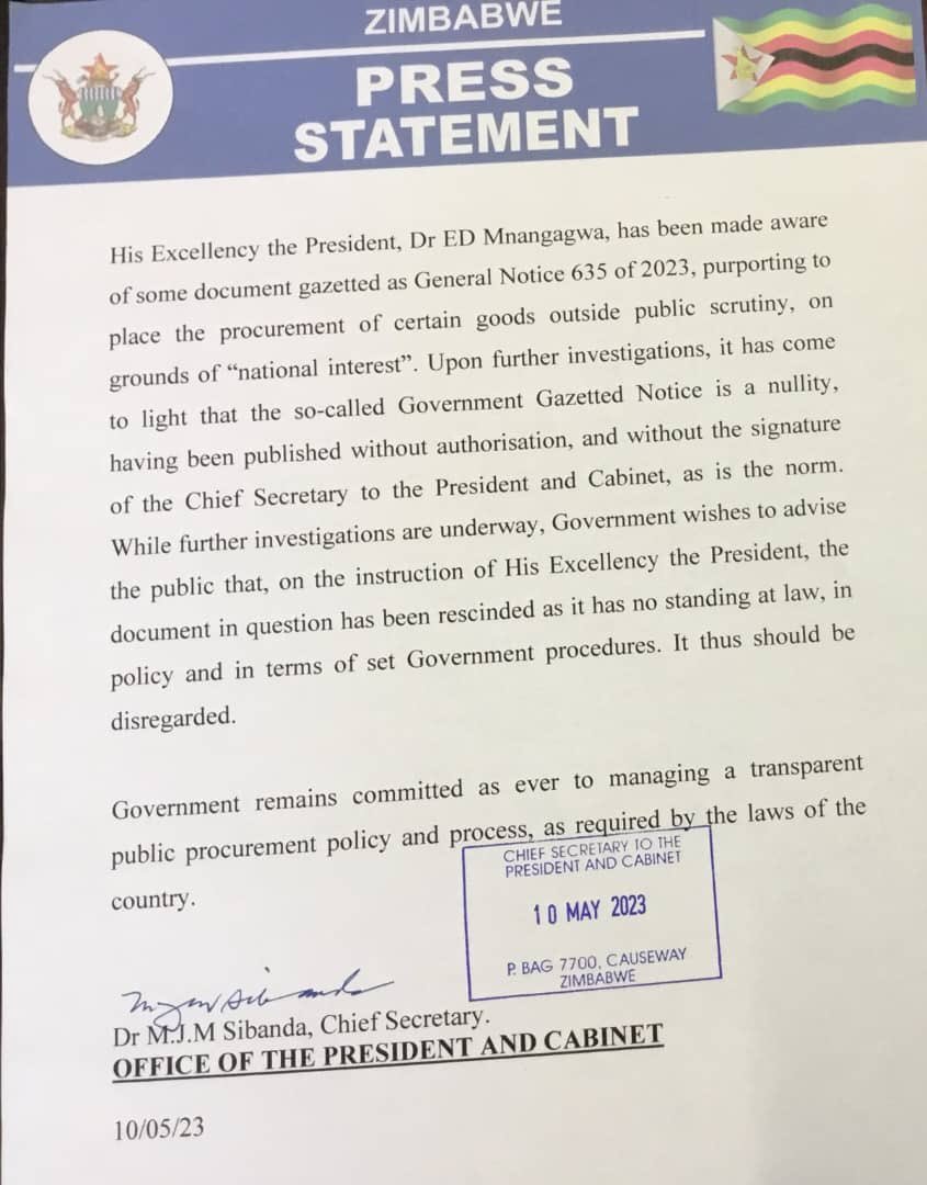 Crisis in Zimbabwe Coalition (@crisiscoalition) on Twitter photo Following the noise made by <a href="/crisiscoalition/">Crisis in Zimbabwe Coalition</a>, other CSOs, and citizens of Zimbabwe, govt has backtracked on the attempts to legislate against the disclosure of health sector procurement processes <a href="/nickmangwana/">Nick Mangwana</a> has tweeted this govt statement Following the noise made by <a href="/crisiscoalition/">Crisis in Zimbabwe Coalition</a>, other CSOs, and citizens of Zimbabwe, govt has backtracked on the attempts to legislate against the disclosure of health sector procurement processes <a href="/nickmangwana/">Nick Mangwana</a> has tweeted this govt statement