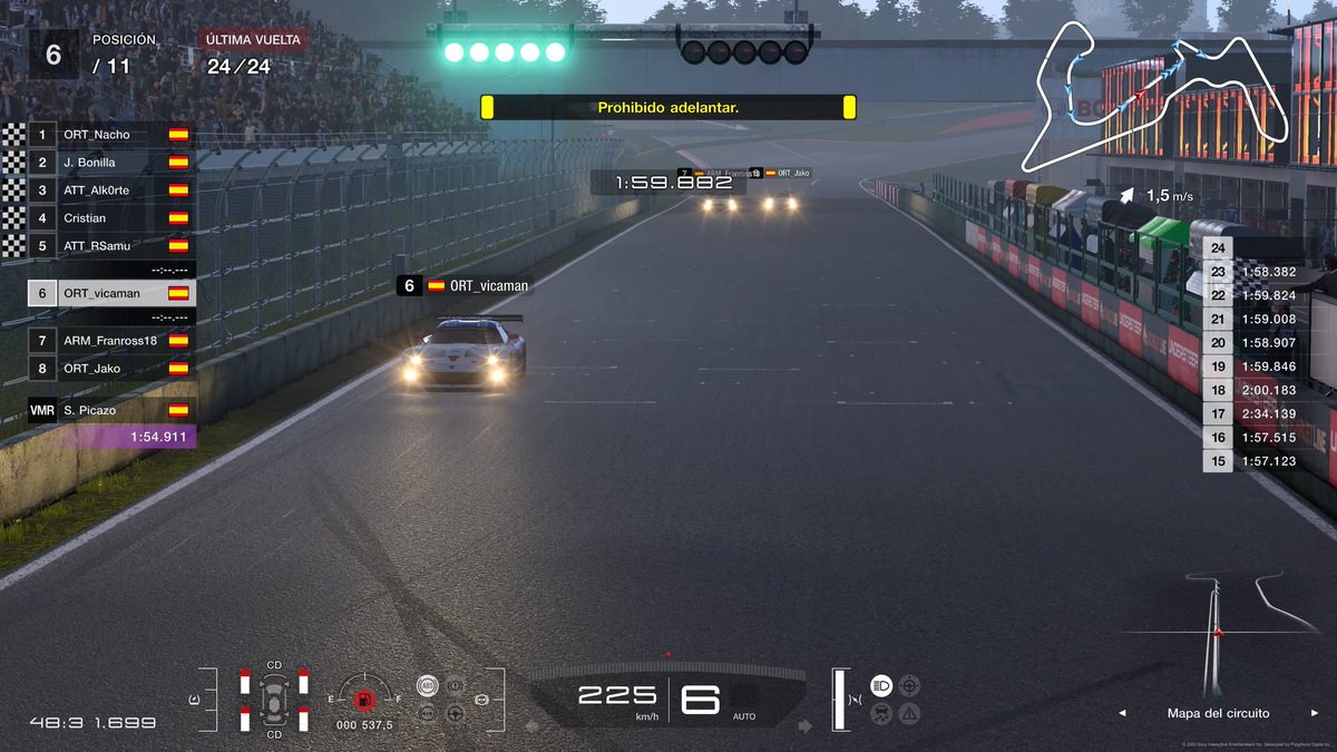 RacingOlympus's tweet photo. 🏁FINISH LINE🏁

World Champions Cup de @ROAD_RIDERS_GTS

¡Menuda final! ¡Excelente carrera de @Tm6Nacho que se alza con la pole y victoria! Gran resultado de @vicaman1029 consiguiendo una valiosa P6 y finalmente @Jako2280 P8.

¿Tendremos puntos suficientes para ganar? 🙄 https://t.co/TmSoMy68Xj