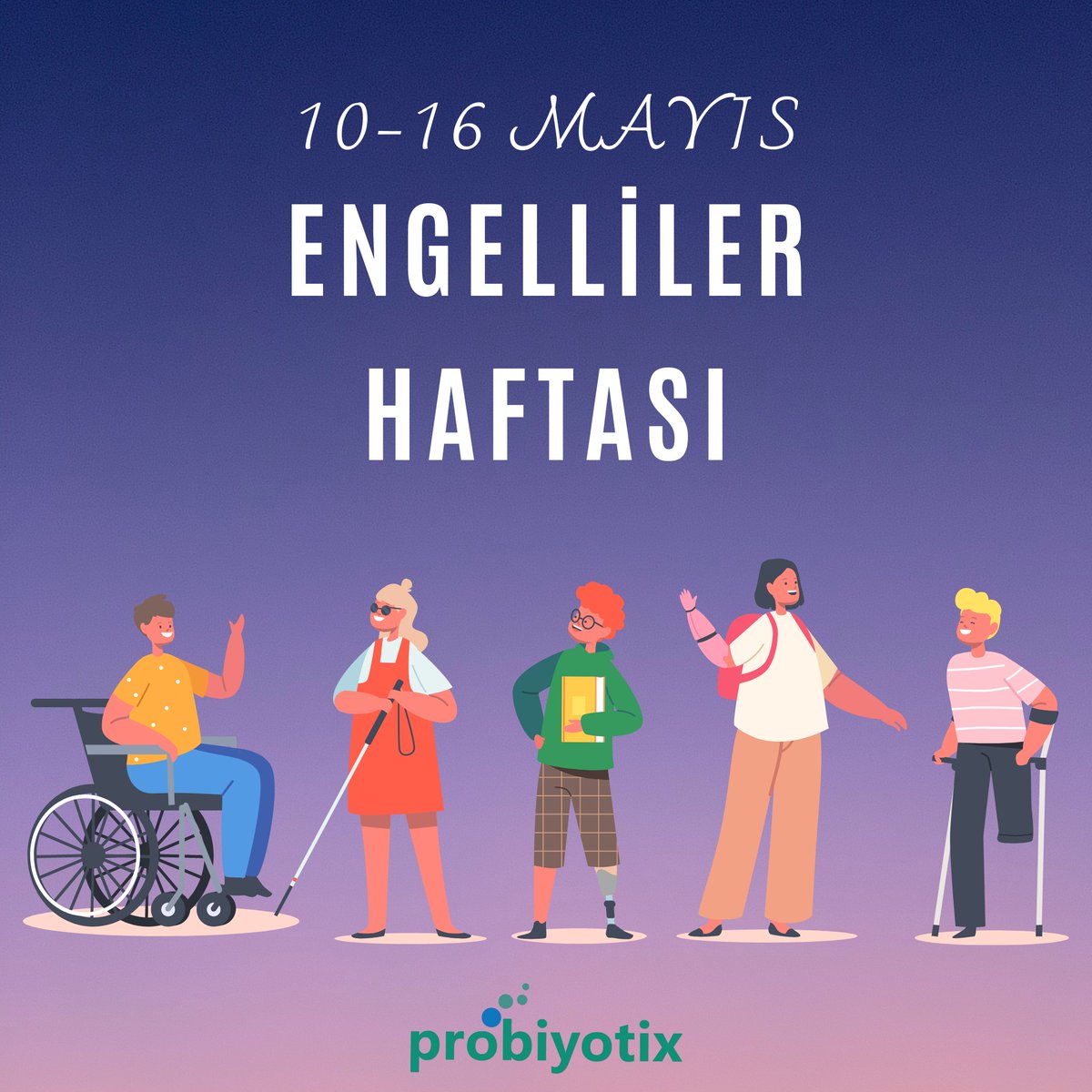 probiyotix's tweet photo. Engelliler Haftası, kapsayıcılığı ve farkındalığı artırmak ve değişimi teşvik etmek için önemli bir fırsattır. Herkes için daha eşitlikçi ve adil bir toplum yaratabiliriz.
#engellilerhaftası #disabilityweek https://t.co/CD8s00uQa8
