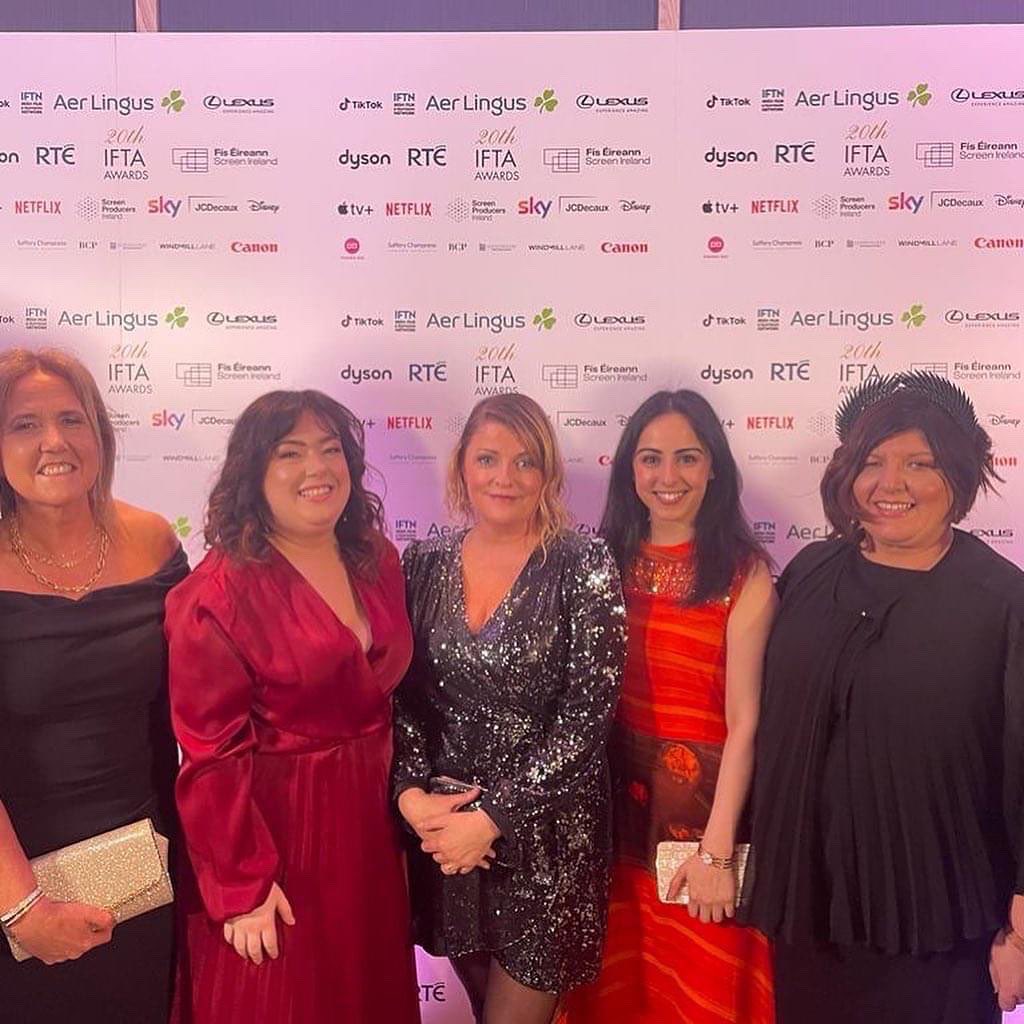 What a brilliant night at the @IFTA Awards on Monday celebrating the best of Irish talent in film and TV.
Congrats @DeirdreOKane1 on a wonderful job hosting the event and to all the nominees and winners ✨

#iftaawards #IFTA2023 @screenproducers