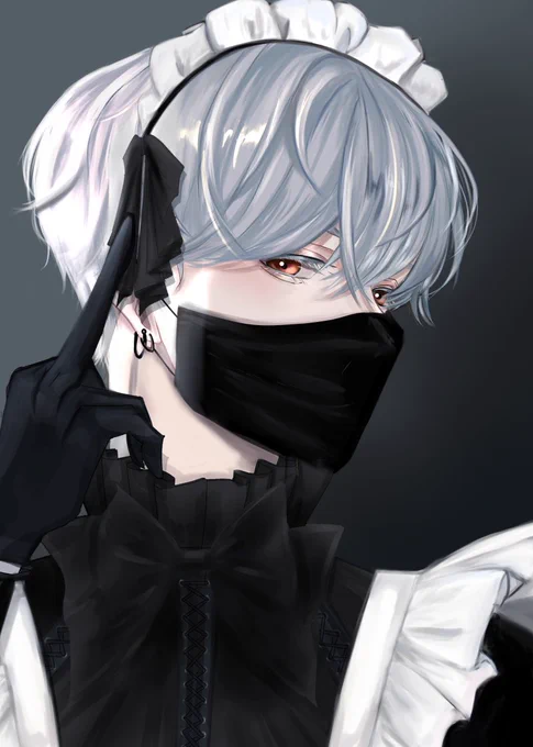 治安の悪いメイド男子たち  #メイドの日 #イラスト
