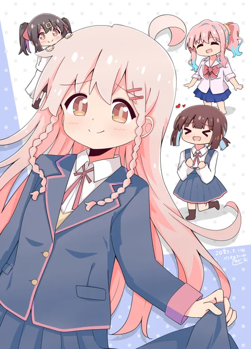 最近闇落ちもみじちゃんばかり描いてたのでお口直し的な#おにまい #おにまいお絵描き 