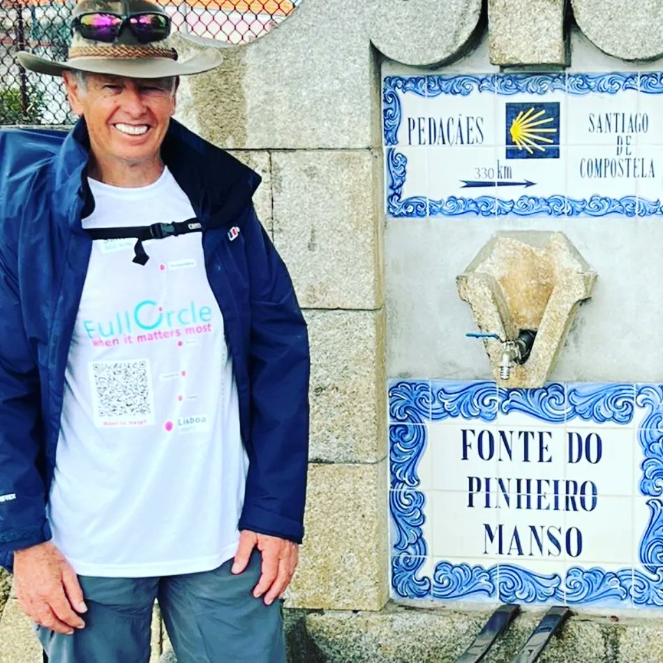 FullCircle_Fund's tweet photo. 330km β
330kmπΆββοΈπ£ to Santiago de Compostella π
Epic 660km walk for Full Circle and our NHS staff wellbeing projects @StGeorgesTrust
#walkthewalk #NHS #burnout
#fullcircle #wellbeingexperts
#caminhodesantiago #Portugal to
#Spain
#whenitmattersmost
https://t.co/94sQ0bfKQU https://t.co/GuyLka0m5R