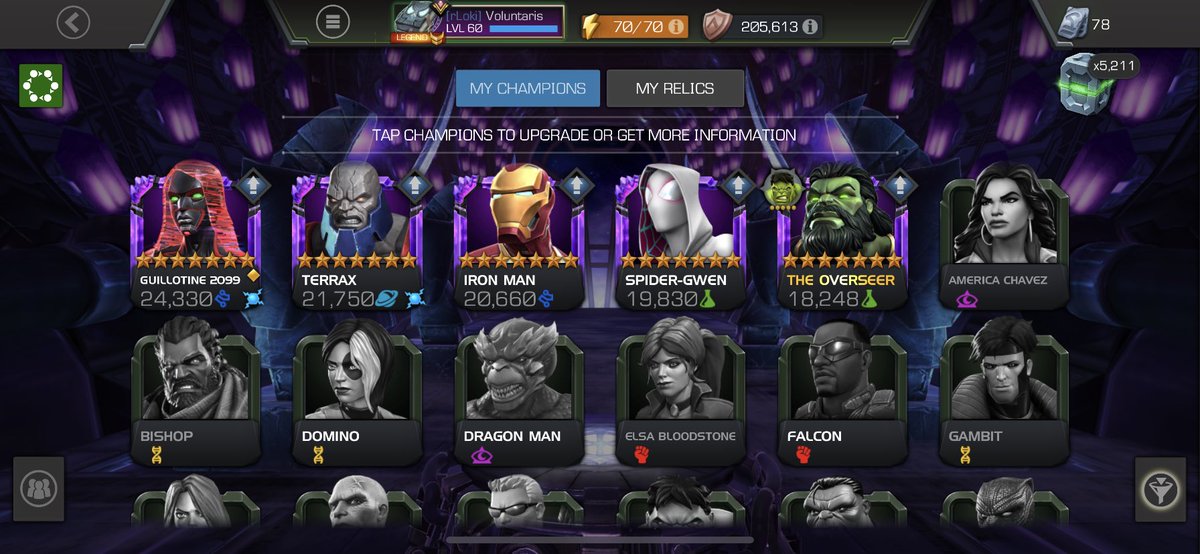 _Voluntaris_'s tweet photo. My rLoki alliance mates came through on the alliance 7 star event, hitting the 7 star crystal, which also allowed me to get enough 7 star shards from solo event for a 5th 7 star crystal. I’m ready for the five 7 star champ quest. 🙌 https://t.co/OEp20gO6Ze
