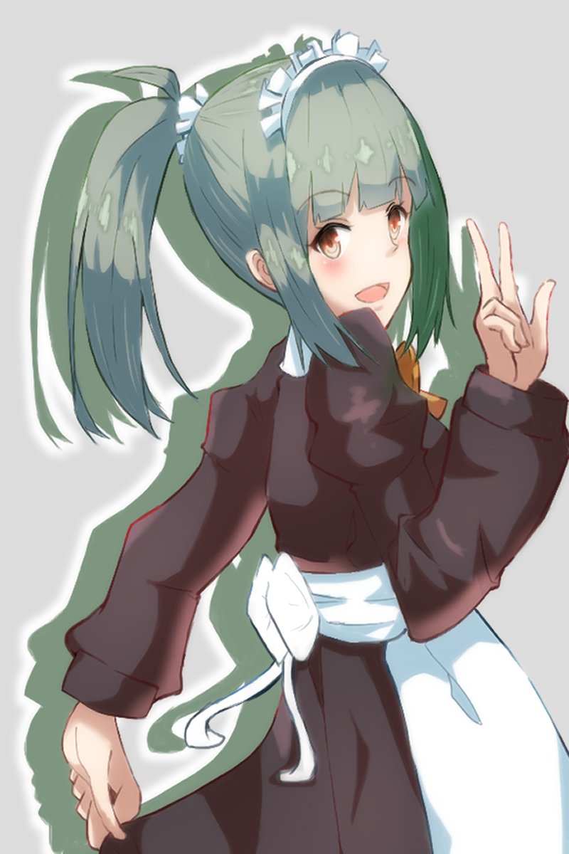 夕張(艦これ) 「メイドの日らしいのでメイド夕張再掲」|ベルクート@艦これ絵描きのイラスト