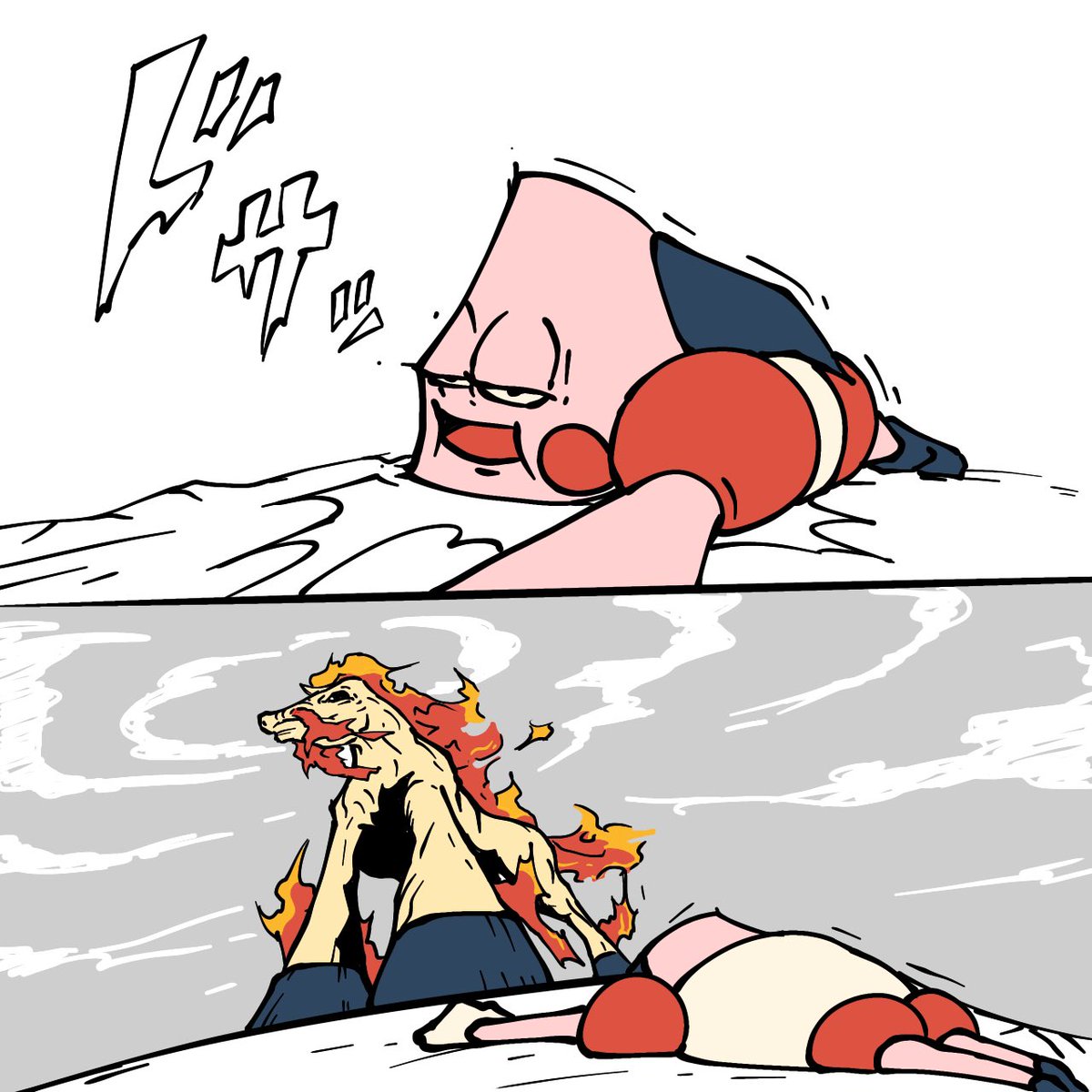 modorebarrierd's tweet photo. 【連載】バリヤードが全ポケモンと戦う　ギャロップ(2/3) https://t.co/7CyygY7T5S