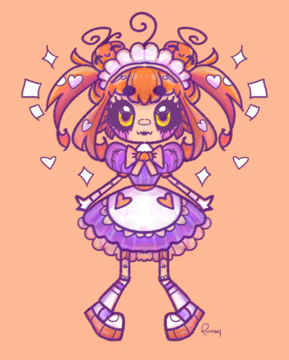 PUMPKA_'s tweet photo. ✨🎃𝒞𝓊𝓉𝑒𝓈𝓉 𝓅𝓊𝓂𝓅𝓀𝒾𝓃 𝓂𝒶𝒾𝒹!~ 🎃✨

♡ MAID PUMPKA ♡ - Sweet, but always full of surprises and wonderful tricks! Let me make your everyday feel like happiest Halloween ever!~ (´ ω `♡)

┆#pumpkaart #maidday #VtuberMaidWeek #MaidWeek #メイドの日 #bypumpka┆ https://t.co/KdiJSZ3kAE