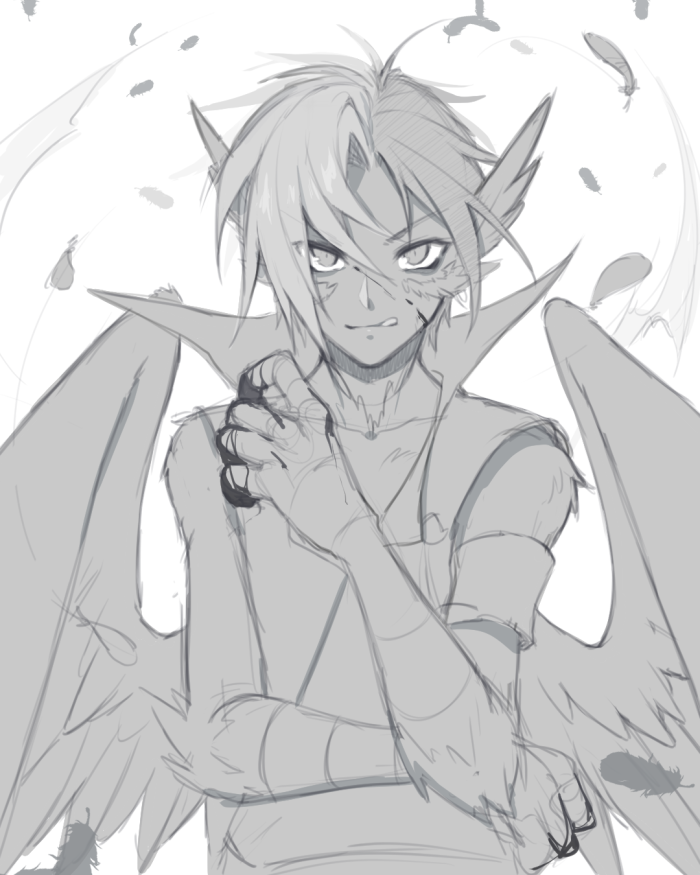 Uberzers's tweet photo. Haven't drawn a thing since March so you know what, just gonna try and do sketches instead of finished pieces for a while. #artzers https://t.co/GDl0N3q3dI